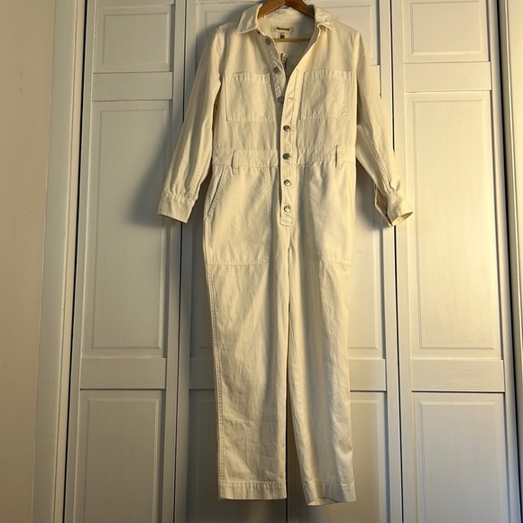 Madewell Pants - NEW Madewell Garment Dyed Relaxed Coverall Jumpsuit Woman’s Medium Petite
